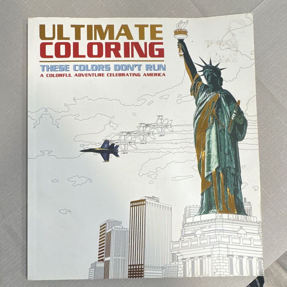 Ultimate Coloring Book Colors Don’t Run